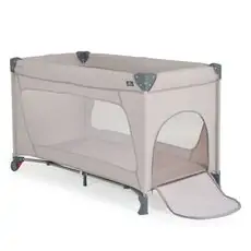 Cangaroo One Touch Light Grey საწოლ მანეჟი
