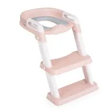 Moni Children's toilet seat with ladder Lifty pink - უნიტაზის ადაპტორი