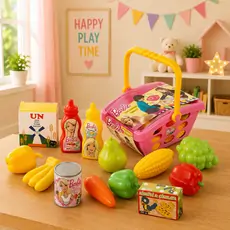 Dede Small Market Basket სათამაშო მარკეტის აქსესუარები