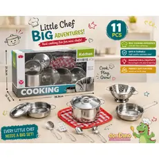 Metal Kitchen Cooking Accessories -  სათამაშო სამზარეულოს აქსესუარები
