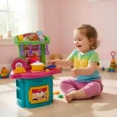 Dede 01505 CANDY & KEN CHEF KITCHEN SET სათამაშო სამზარეულო აქსესუარებით