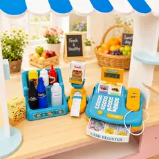 Happy Shopping Cash register საბავშვო სათამაშო სალარო აპარატი