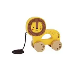 Tooky Toy TJ008A Pull Along Lion სათამაშო ტრანსპორტი ლომი