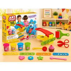Dede ART CRAFT HAND PRESS DOUGH SET საბავშვო პლასტელინების ნაკრები 03618