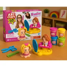 Dede 03458 ART CRAFT HAIRDRESSER DOUGH SET პლასტელინი