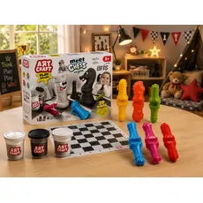 Dede ART CRAFT MEET CHESS DOUGH SET  03732 საბავშვო პლასტელინების ნაკრები