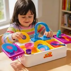 Play House Kitchen Sink Set - საბავშვო სამზარეულოს ფუნქციური ნიჟარა