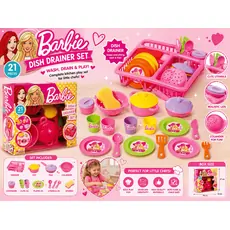 Dede 01753 BARBIE DISH RACK SET სათამაშო სამზარეულოს აქსესუარები
