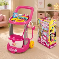 Dede 01987 BARBIE DOCTOR TROLLEY სათამაშო საექიმო ნაკრები