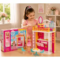 Dede LINDA'S HOUSE 2 FLOORS სათამაშო თოჯინის სახლი 03734