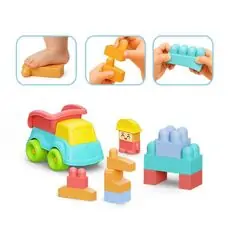 Dede Soft Block Truck Set  - საბავშვო სათამაშო კუბიკები