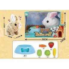 Rabbit with Batteries and Accessories-კურდღელი ელემენტებით და აქსესუარებით