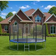 Metal & Plastic Trampoline 366cm 12FT - ბატუტი