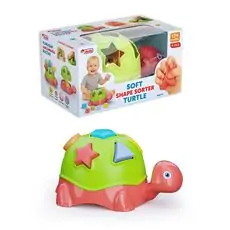 Dede 04079 Soft Shape Sorter Turtle - განსავითარებელი სათამაშო