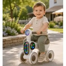 Ride On Car GlowTrike Coffee - საბავშვო გადასაჯდომი მანქანა