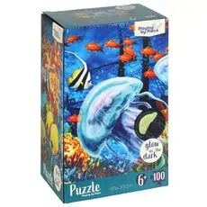 Puzzle Game Glow In The Dark 100 pcs. - ფაზლი