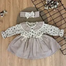 Wildflower Charm Dress Set - საბავშვო კაბის კომპლექტი