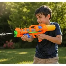 Water Shoot Gun Pump Action 51 cm Orange - სათამაშო წყლის თოფი