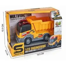 Engineering Truck With Sound And Light - სათამაშო სატვირთო მანქანა ხმოვანი ფუნქციით და განათებით