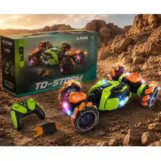 Remote Control Stunt Car with Lights - სათამაშო მანქანა დისტანციური მართვით