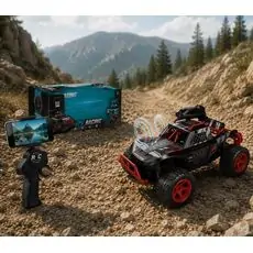 Rock Rider FPV RC Car - სათამაშო მანქანა დისტანციური მართვით და კამერით