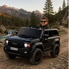 Land Cruiser Toyota Prado Black - ელექტრო მანქანა