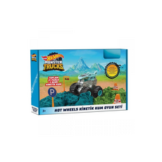 Hot Wheels HHJ36 Monster Trucks Kinetic Sand Play Set - კინეტიკური ქვიშის ნაკრები