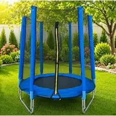 Metal & Plastic Trampoline LBG55 Blue - ბატუტი