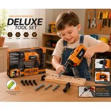 Deluxe Tool Set - სათამაშო ბურღი