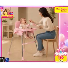 Moni Dining chair Century Pink - საკვები სკამ-მაგიდა