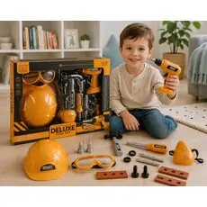 Deluxe Tool Set With Accessories - სათამაშო ინსტრუმენტების ნაკრები