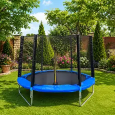 Metal & Plastic Trampoline 244cm 8FT - ბატუტი