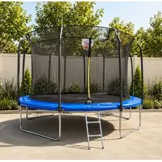 Metal & Plastic Trampoline 366cm 12FT - ბატუტი