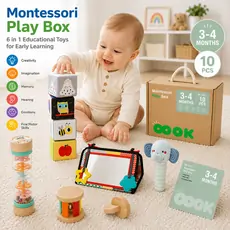 Tooky Toy Montessori Play Box  - განსავითარებელი სათამაშო