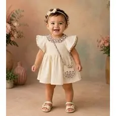 Little Tiger Dress Set - საბავშვო კაბის კომპლექტი