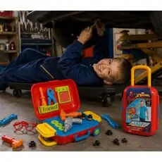 Dede Tool Set Luggage 03484 სათამაშო ინსტრუმენტების ნაკრები