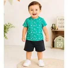 Fresh Farm 2 In 1 Set Mint - საბავშვო ორეული