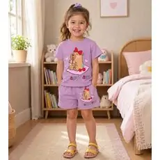 Capybara 2 In 1 Set Purple - საბავშვო ორეული