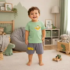 Garfield 2 In 1 Set Green - საბავშვო ორეული