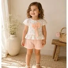 Big Bow 2 In 1 Set Pink - საბავშვო ორეული