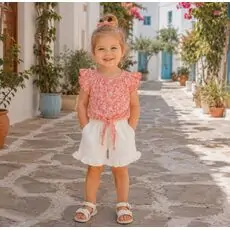 Summer Bloom 2 In 1 Set Peach - საბავშვო ორეული