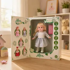 The Smart Girl Alice Doll სათამაშო თოჯინა აქსესუარებით