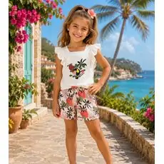 Hello Tropical Paradise 2 In 1 Set White - საბავშვო ორეული
