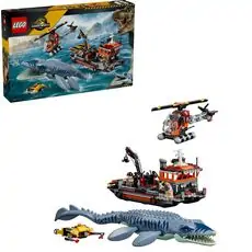 Lego Jurassic World 77983 Mosasaurus Dinosaur Boat Attack
