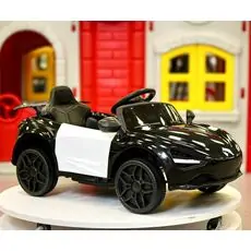 Mclaren Electric Police Car Black - ელექტრო მანქანა