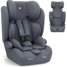 KikkaBoo 76-150 cm i-Pass i-Sizde Grey - მანქანის სავარძელი (ქარსითი)