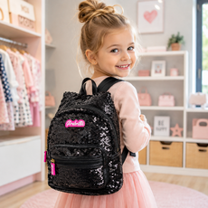 Girabrilla mini backpack kitty Black-საბავშვო ჩანთა
