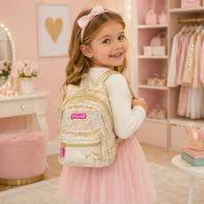 Girabrilla mini backpack kitty Gold - საბავშვო ჩანთა