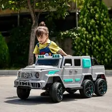 Mercedes Benz G63 AMG Car Grey - ელექტრო მანქანა