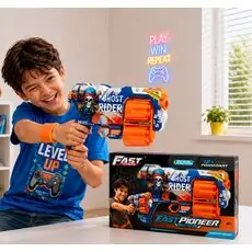 Ghost Rider Toy Gun With Double Drum - სათამაშო მექანიკური იარაღი